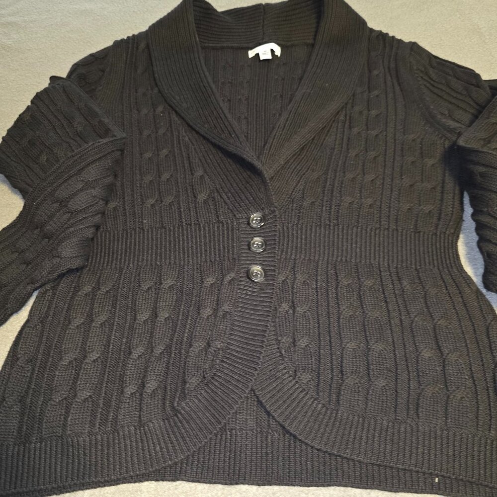 Croft & Barrow  Black Sweater